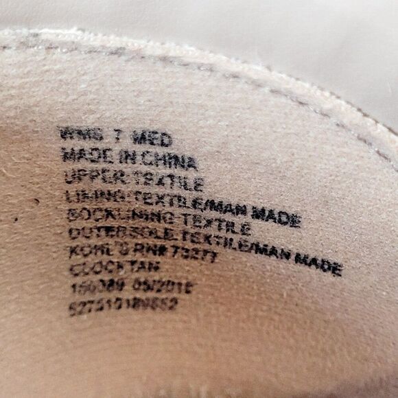 APT 9 Clock Tan Women's Peep Toe Ankle Booties Faux Suede Zipper Size 7 Med EUC - Picture 12 of 12